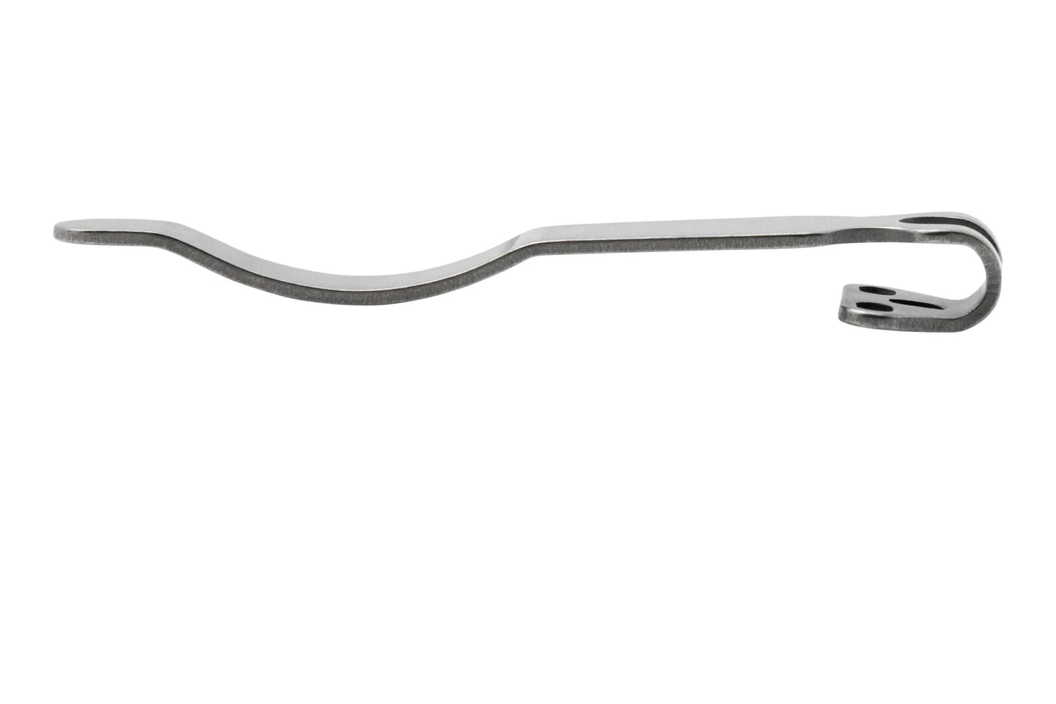 Flytanium Universal Long Pocket Clip FLY-1250LSW Stonewashed Titanium - Imagen 2