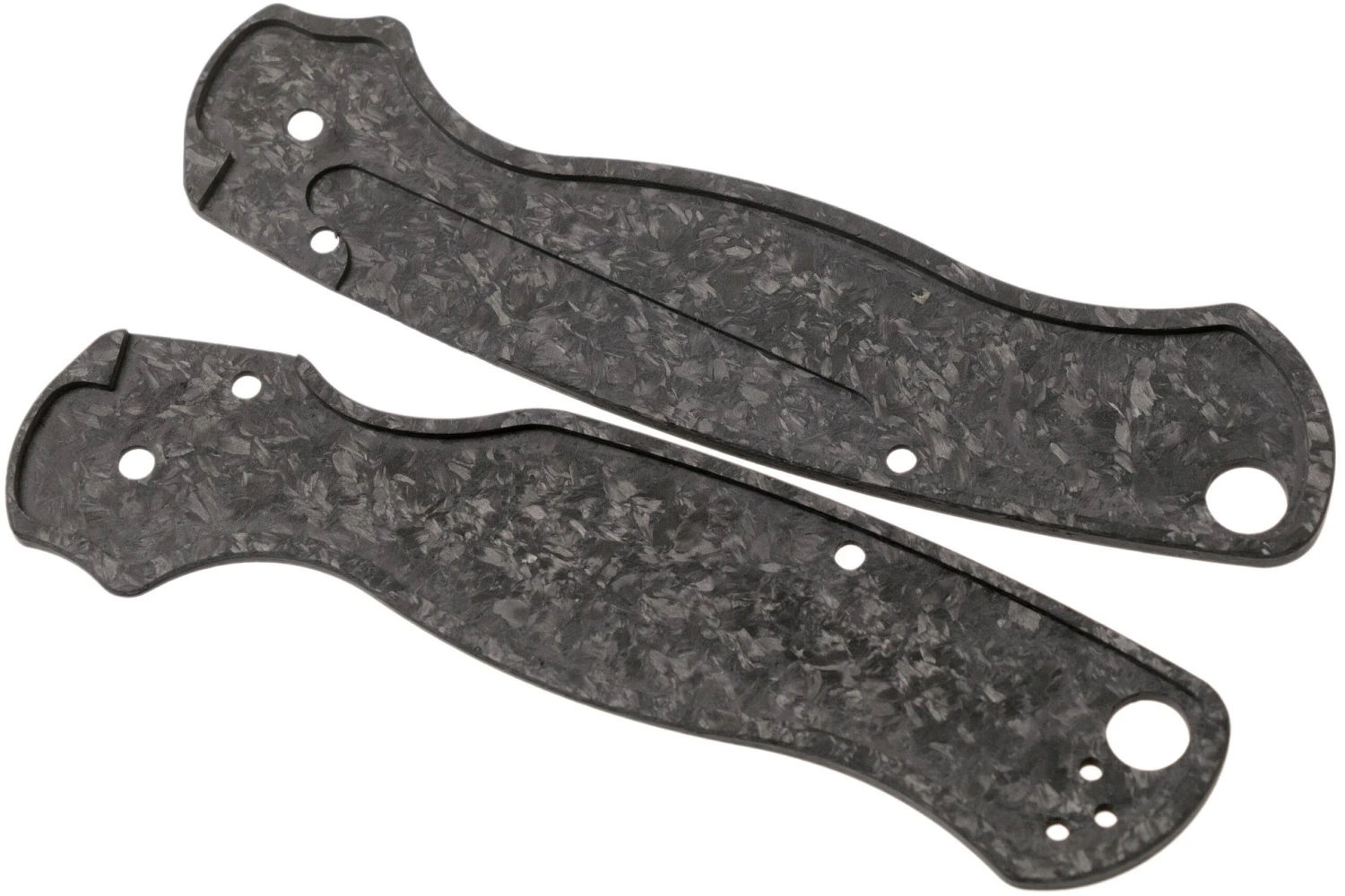 Flytanium Spyderco Paramilitary 2 Lotus Scales, Fibra De Carbono Triturada - Imagen 2