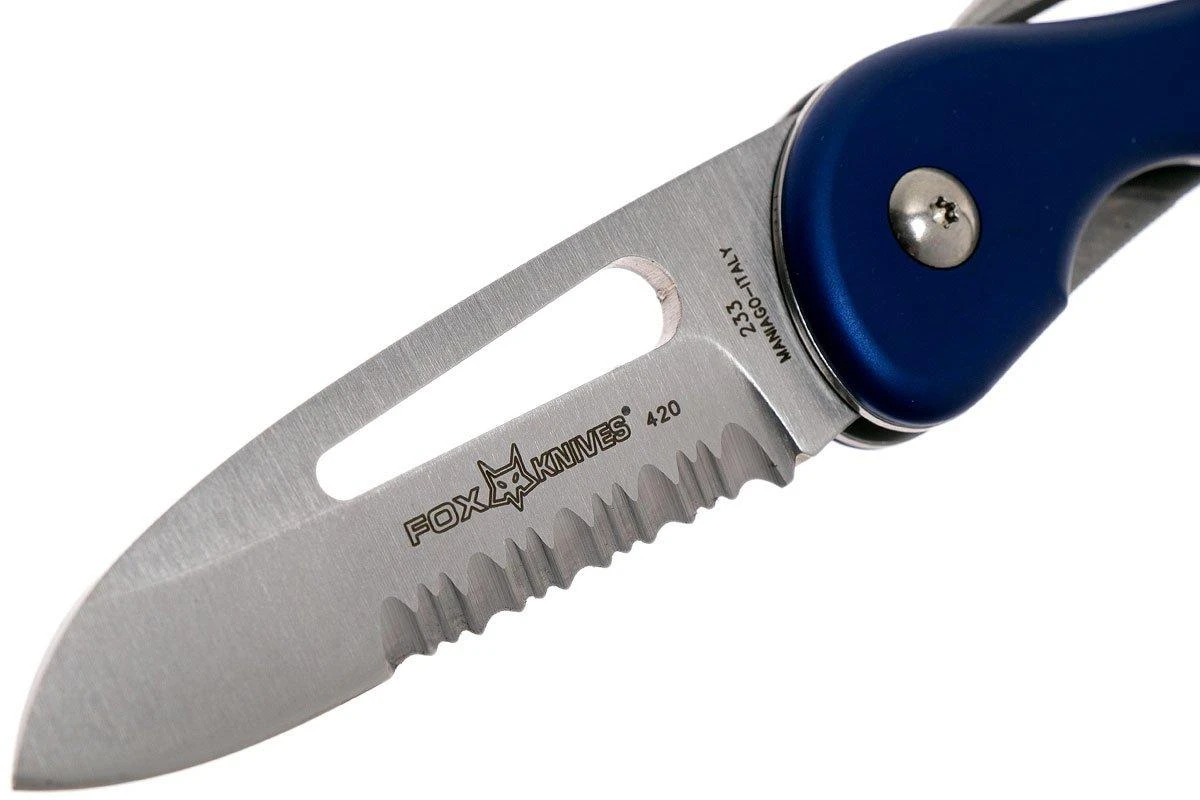 Fox 233B Sailing Knife, Azul Aluminio - Imagen 3
