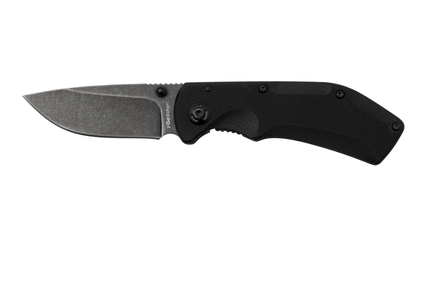Fox Edge Pop Smoke, Black G10, FE-023 Navaja