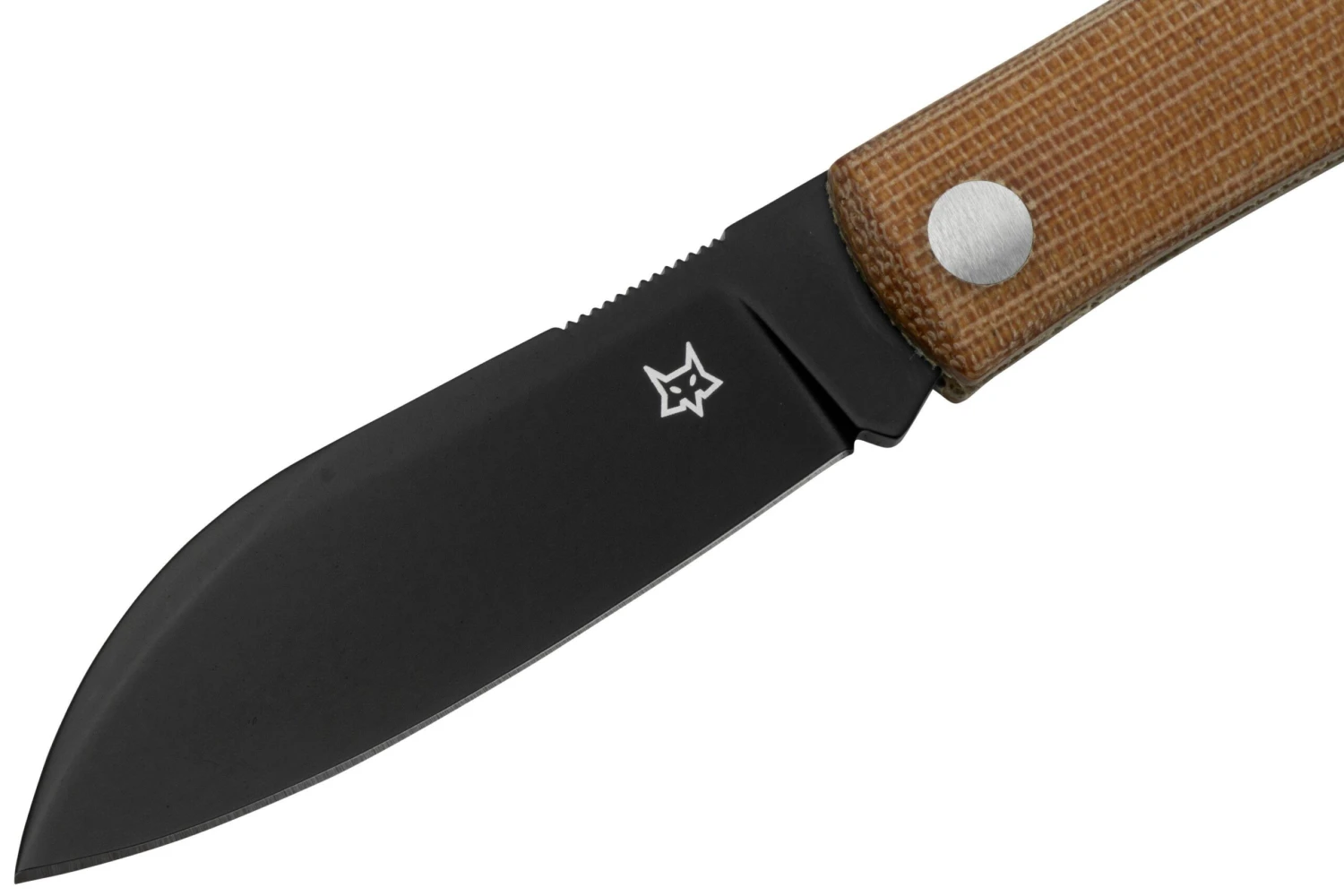 Fox Knives Livri FX-273MCBB Knivesandtools Exclusive, Brown Micarta, Black Slipjoint Navaja - Imagen 3