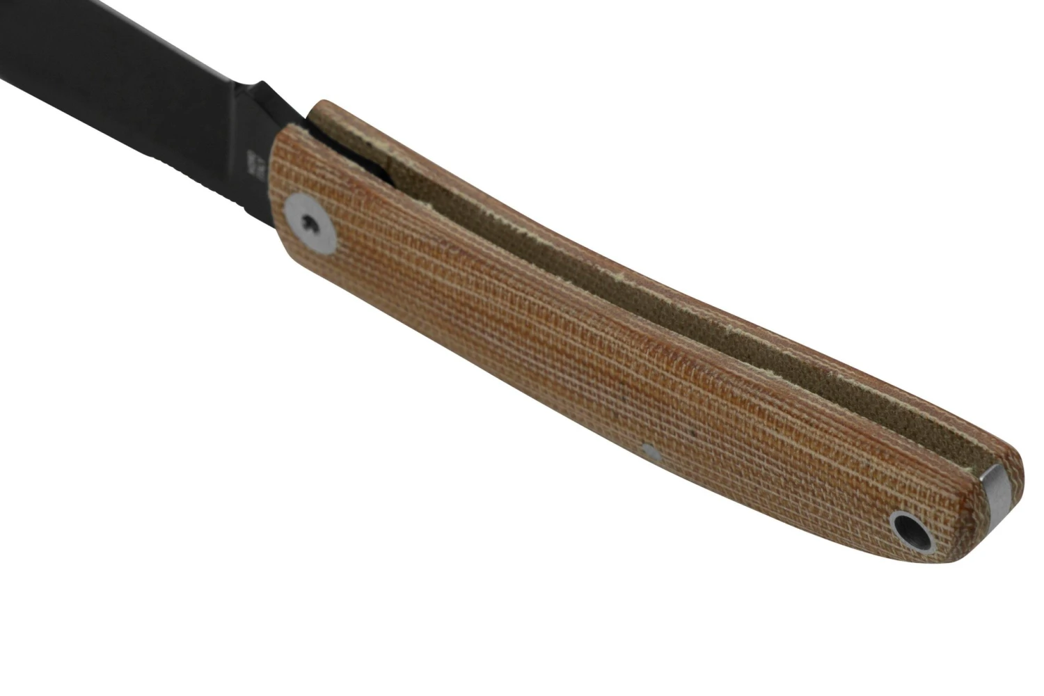 Fox Knives Livri FX-273MCBB Knivesandtools Exclusive, Brown Micarta, Black Slipjoint Navaja - Imagen 4