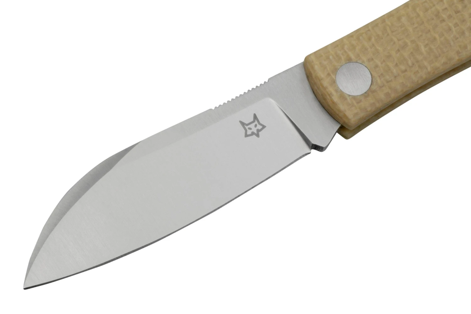 Fox Knives Livri, M690, Natural Jute Micarta, 273MI Navaja - Imagen 6