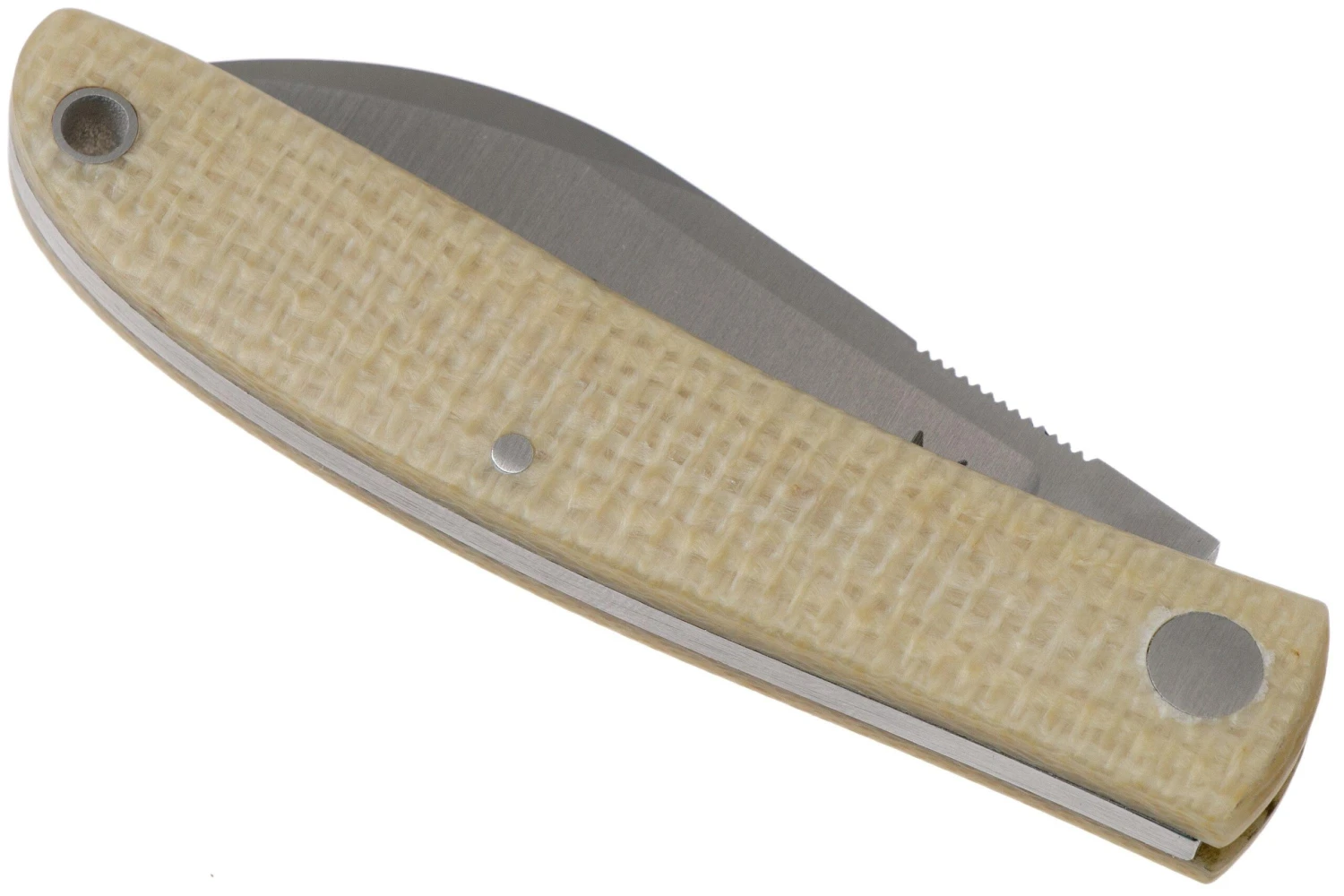 Fox Knives Livri, M690, Natural Jute Micarta, 273MI Navaja - Imagen 9