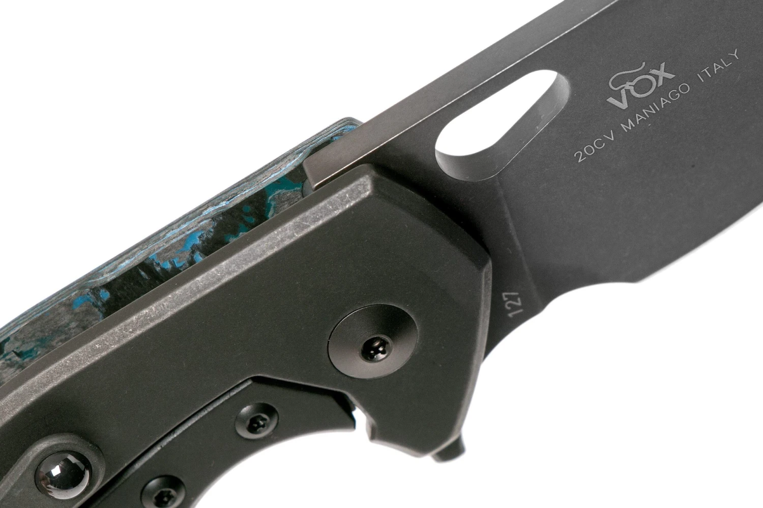 Fox Suru FX-526LECF Arctic Storm Carbon Fibre, Limited Edition Navaja, Jesper Voxnaes Design - Imagen 6