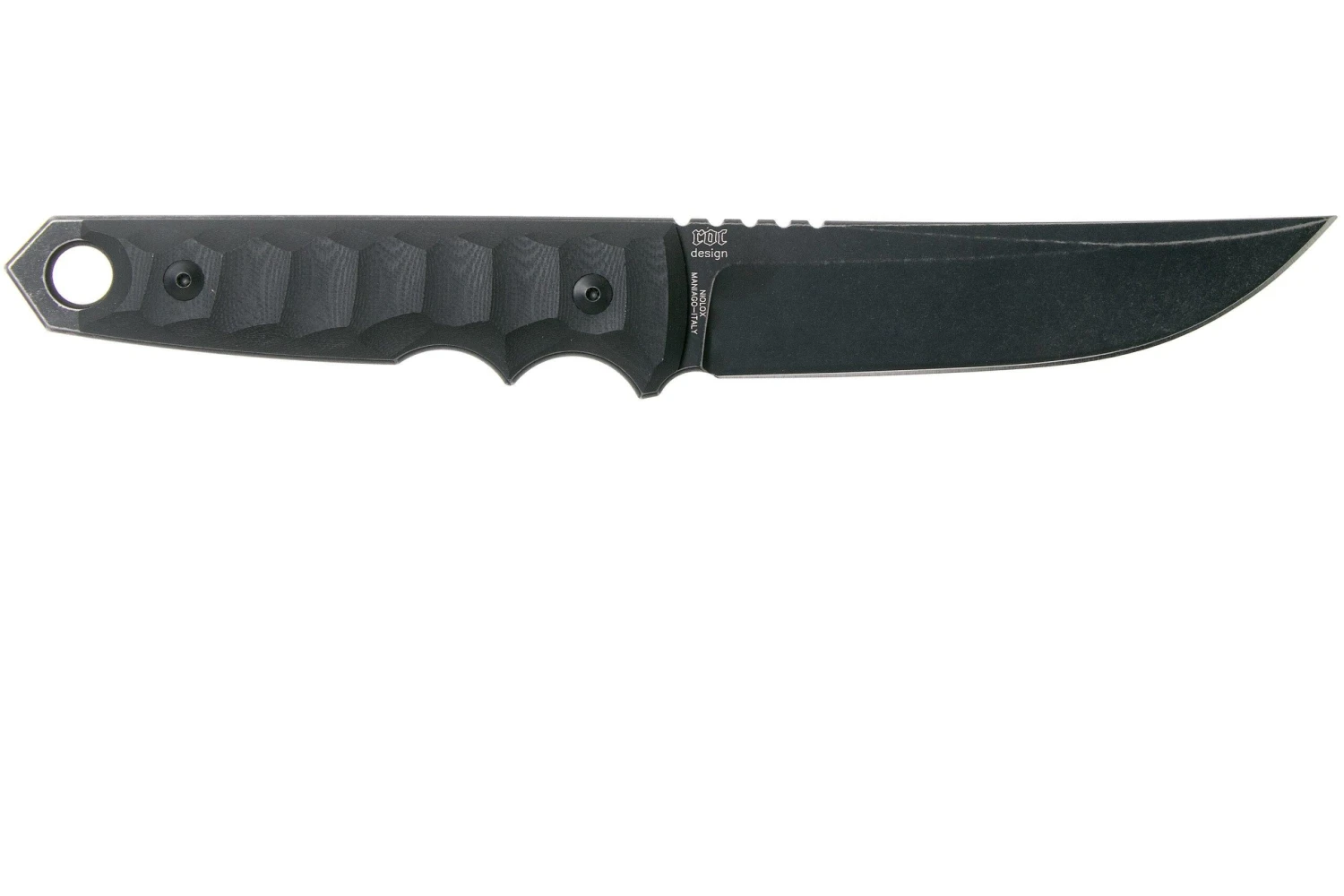 Fox Knives Ryu FX-634 Black G10, Cuchillo Fijo, Black Roc Knives Design - Imagen 2