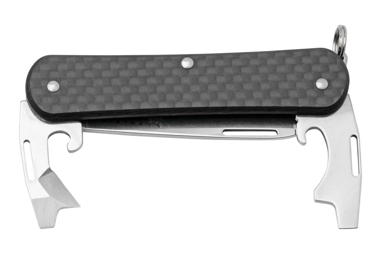 FOX Vulpis 3-Tools FX-VP130-3CF, M390, Black Carbon Fiber, Navaja Suiza - Imagen 4