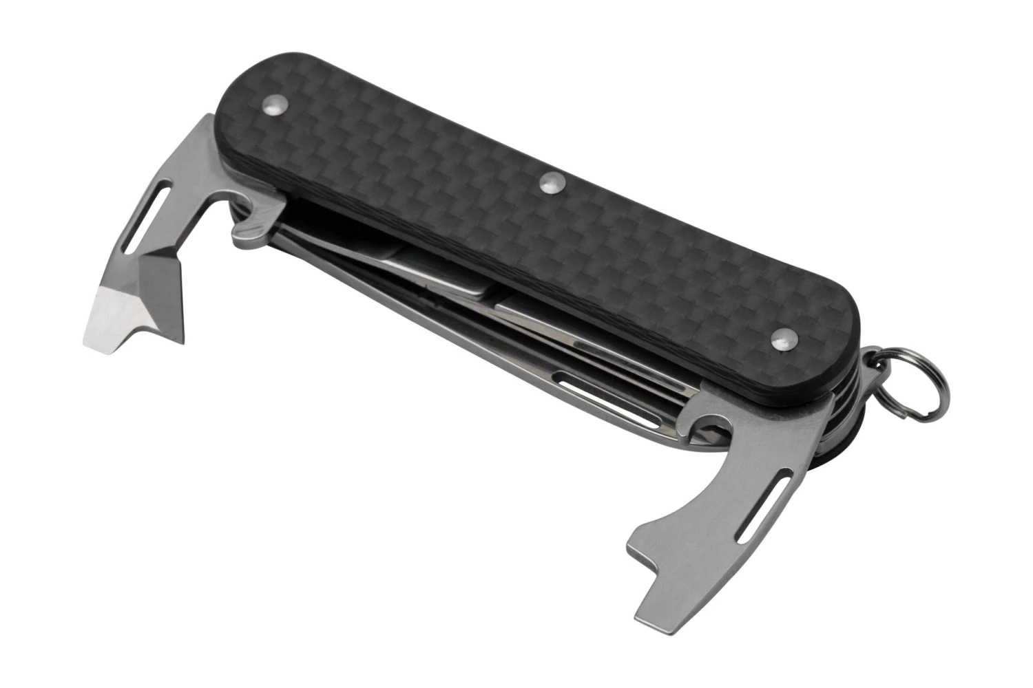 Fox Vulpis 5-Tools VP130-SF5CF, M390, Carbon Fiber, Navaja Suiza - Imagen 3