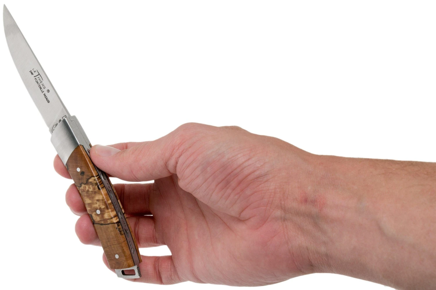 Le Thiers Pocket Haya Estabilizada T8HD Navaja Por Fontenille Pataud - Imagen 8