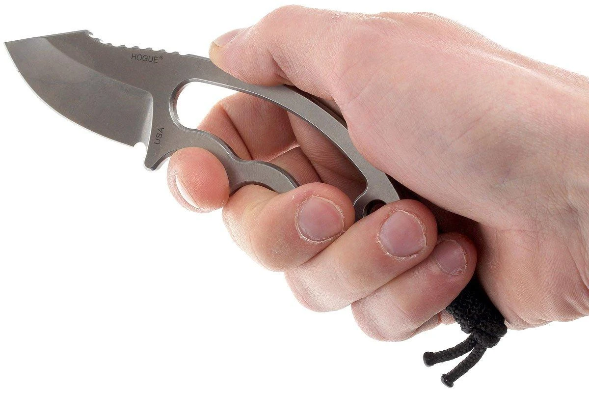 Hogue EX-F03 2.25" Clip Point Tumble Finish Cuchillo De Cuello 35370 - Imagen 9