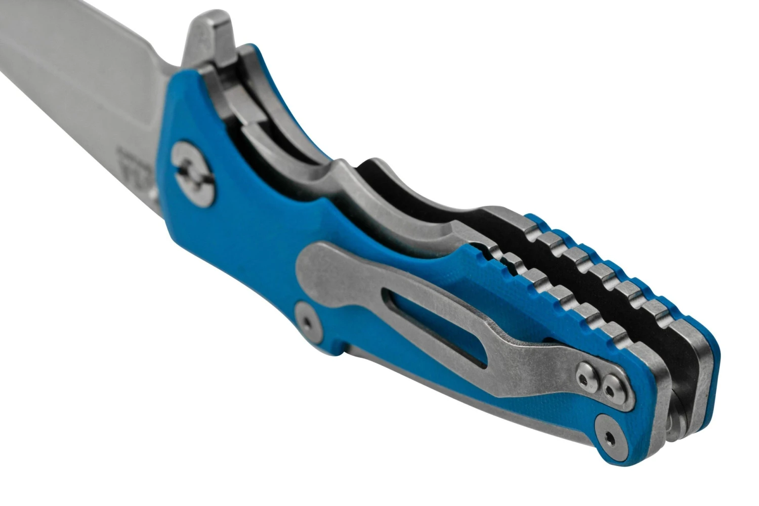 Rick Hinderer Eklipse 3.0" 20CV Harpoon Spanto Stonewash Blue G10, Navaja - Imagen 4