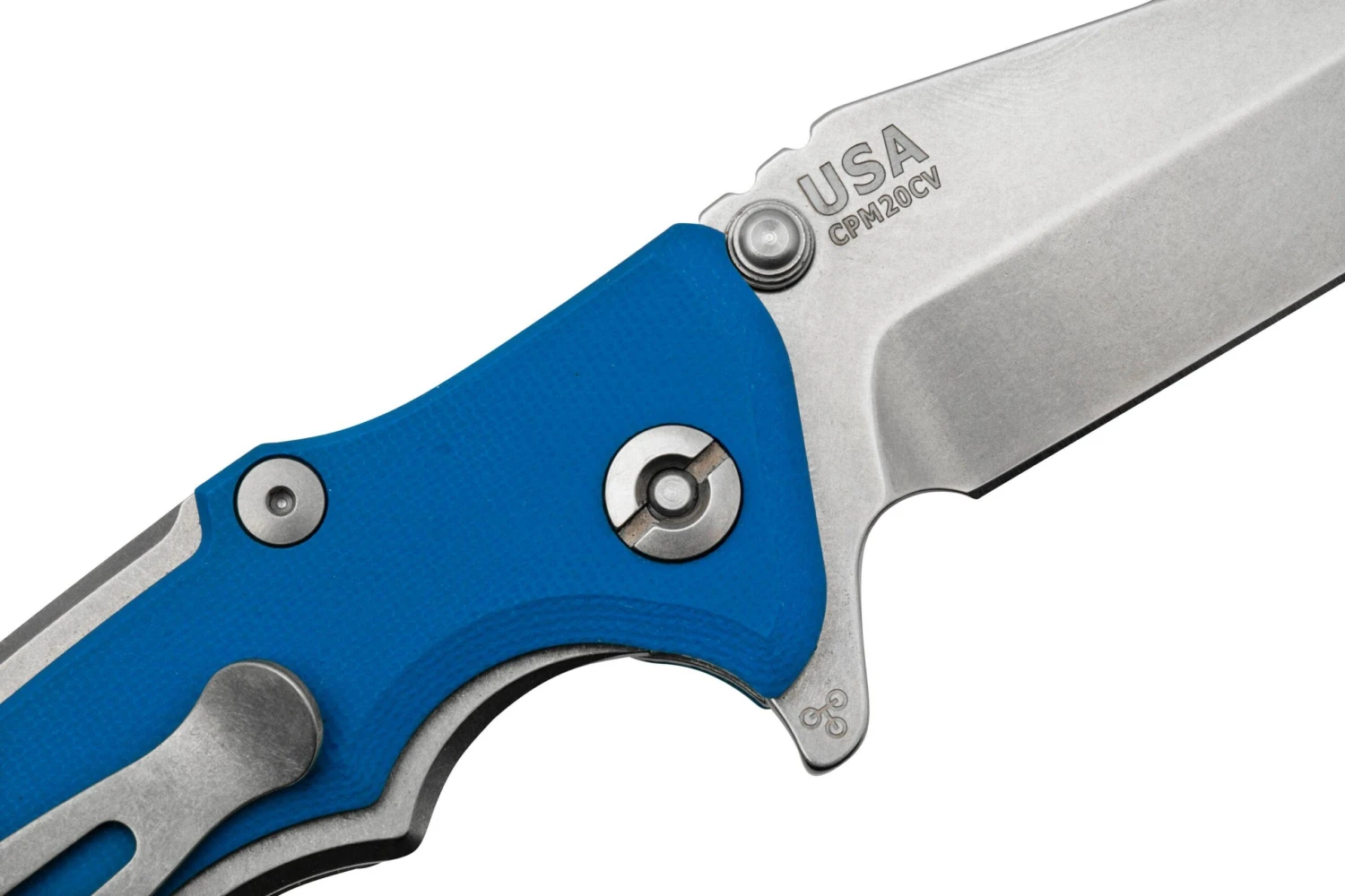 Rick Hinderer Eklipse 3.0" 20CV Harpoon Spanto Stonewash Blue G10, Navaja - Imagen 5