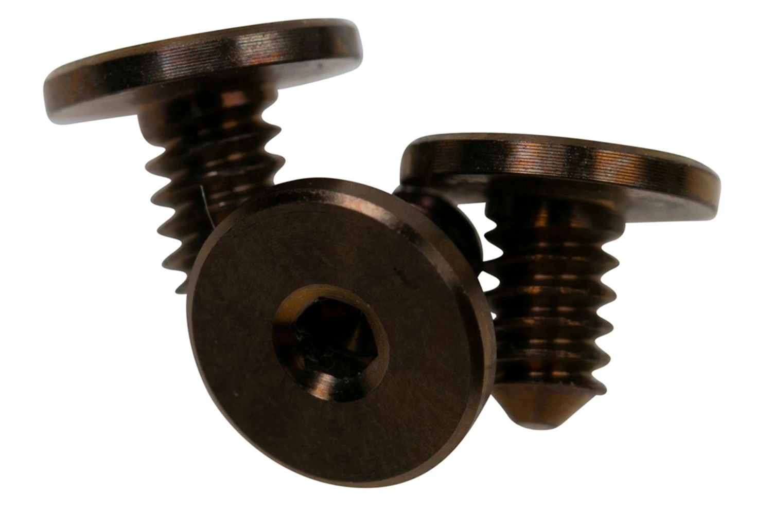 Rick Hinderer Handle Screws, Titanium Stonewash Bronze Set, XM-18 3"