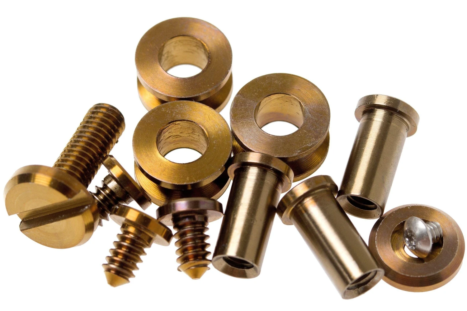 Rick Hinderer Complete Titanium Bronze Hardware Set, XM18 3.5”