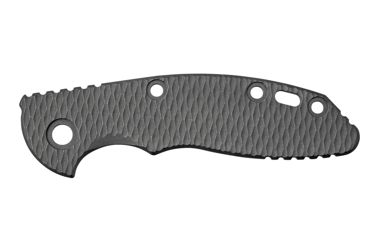 Rick Hinderer XM-18 3.0” Scale, Textured Working Finish Titanium