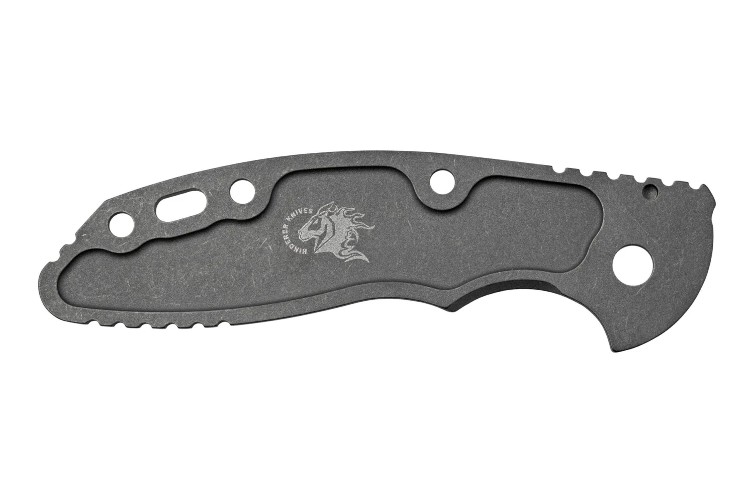Rick Hinderer XM-18 3.0” Scale, Textured Working Finish Titanium - Imagen 2