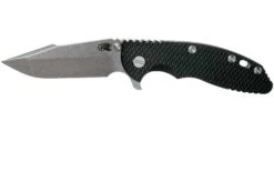 Rick Hinderer XM-18 3.5 Harpoon Spanto S35VN, Black G10 Navaja"