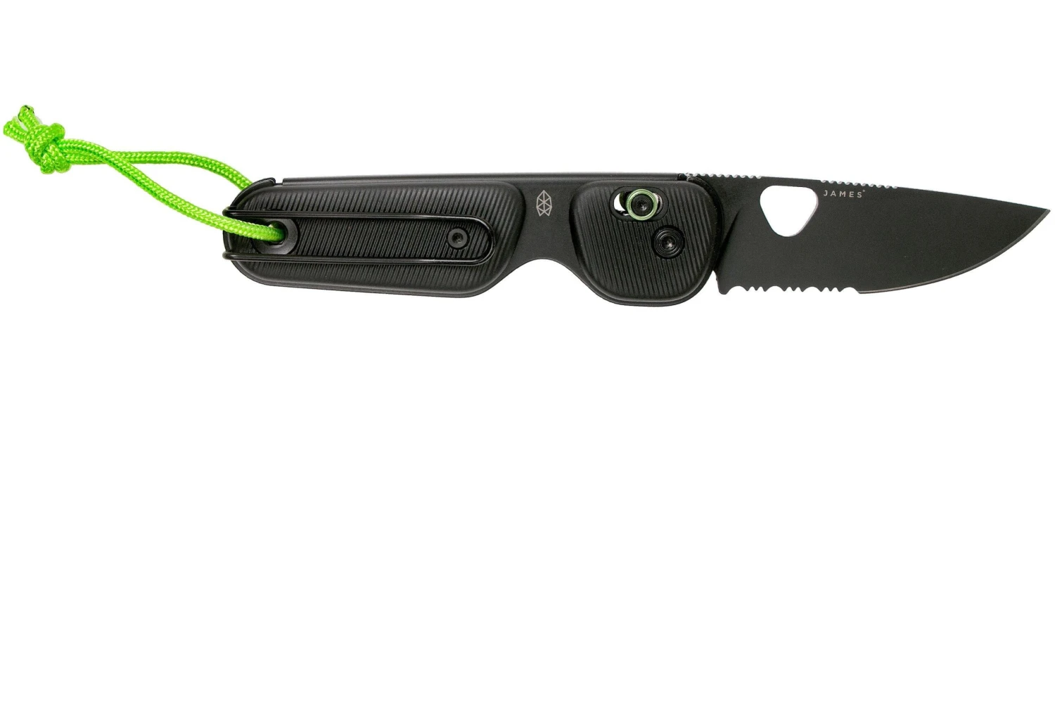 The James Brand The Redstone, Black + Black, Serrated, Navaja - Imagen 2