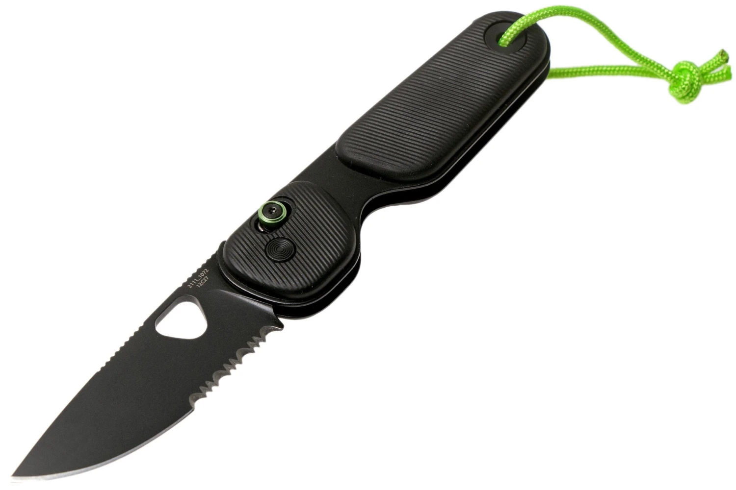 The James Brand The Redstone, Black + Black, Serrated, Navaja - Imagen 3