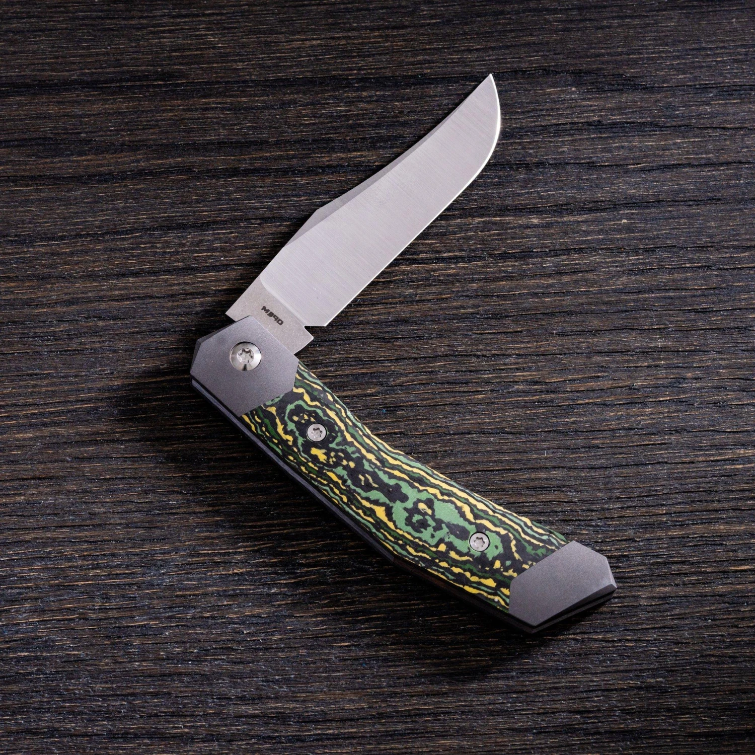 Jack Wolf Cyborg Jack CYBO-01-CTS Fat Carbon Toxic Storm, Navaja Slipjoint - Imagen 3