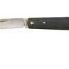 Jack Wolf Laid Back Jack, Black Canvas Micarta LAIDB-01-BLK Navaja Slipjoint