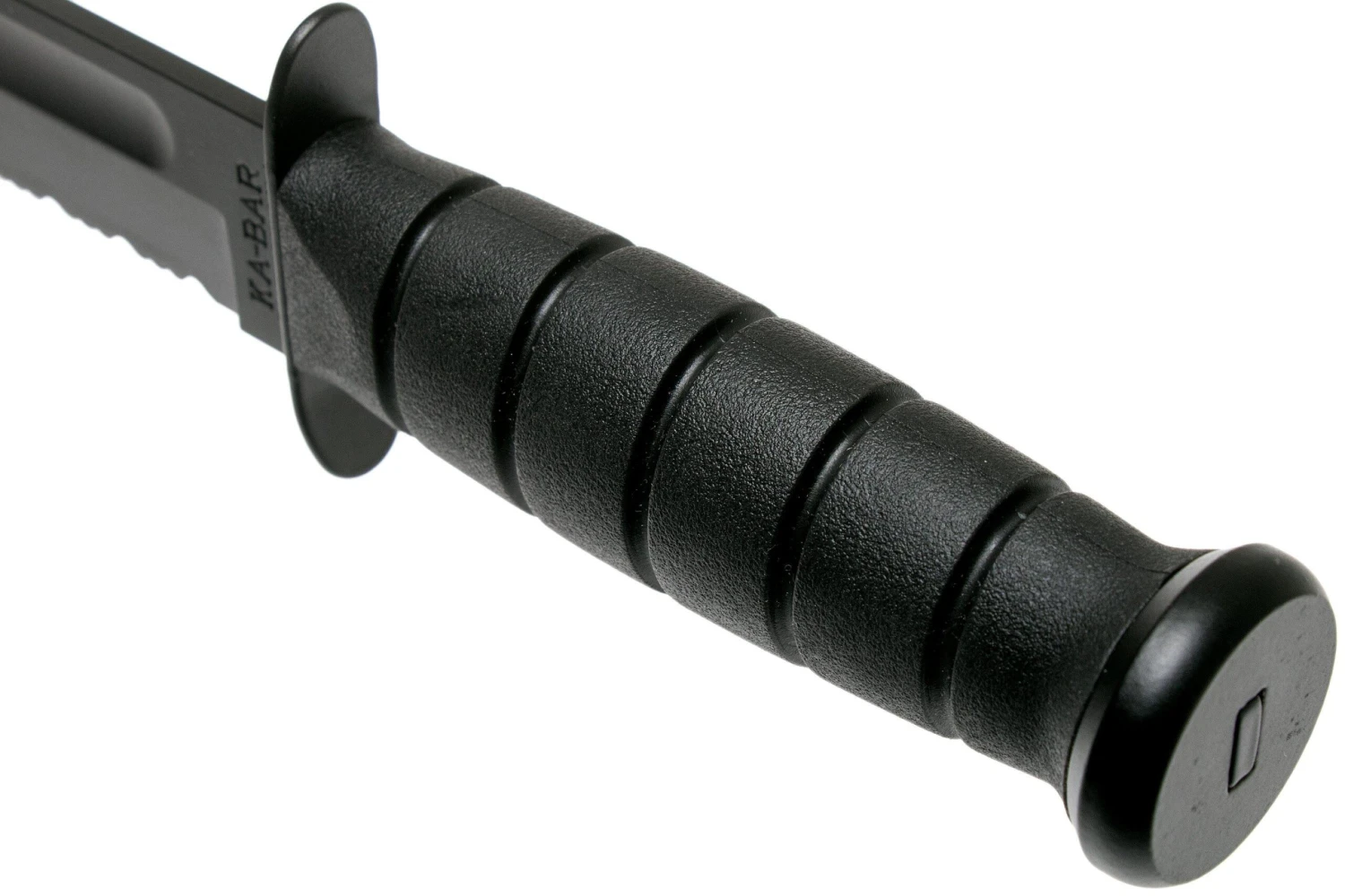 KA-BAR 1212 Cuchillo Fijo, Parcialmente Dentado, Funda De Cuero - Imagen 5