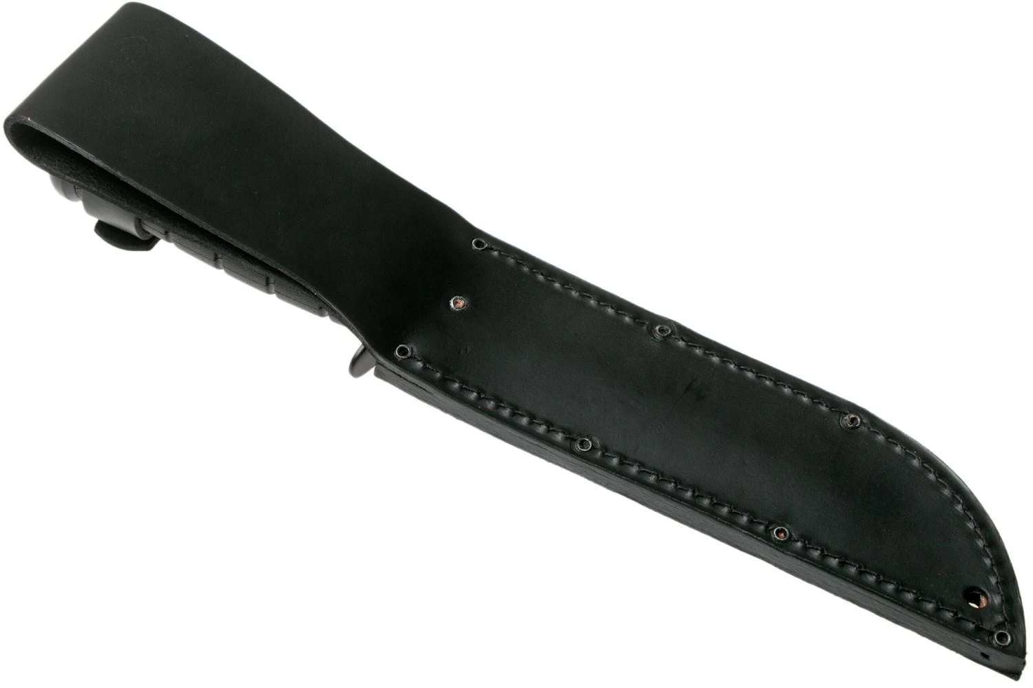 KA-BAR 1212 Cuchillo Fijo, Parcialmente Dentado, Funda De Cuero - Imagen 8