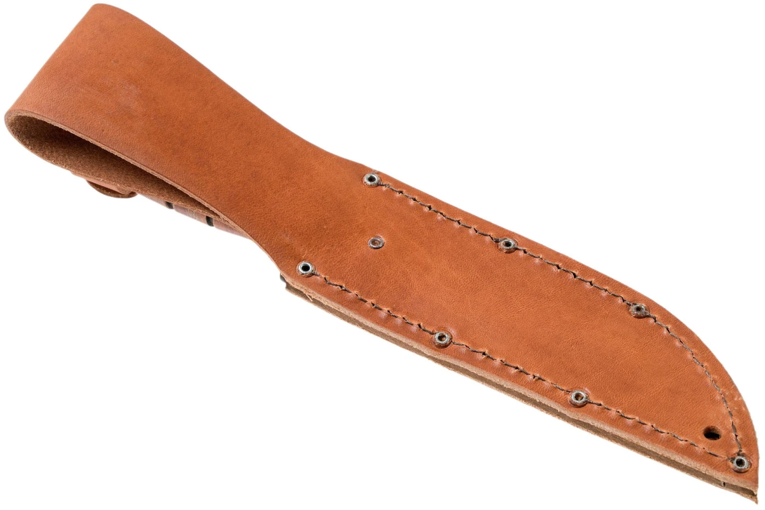 KA-BAR Short 1261 Cuchillo Fijo, Parcialmente Dentado, Funda De Cuero - Imagen 8