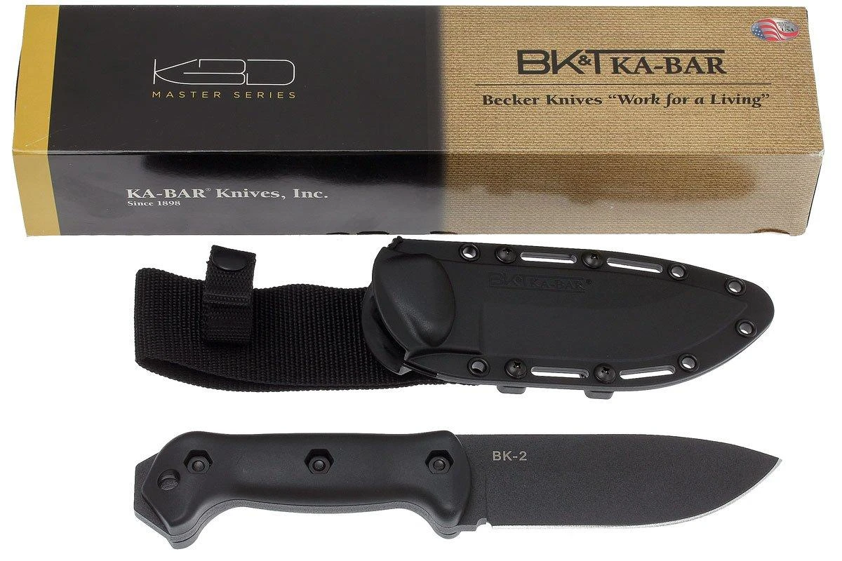 KA-BAR Becker Companion BK2 Cuchillo De Supervivencia, Funda Poliéster - Imagen 8