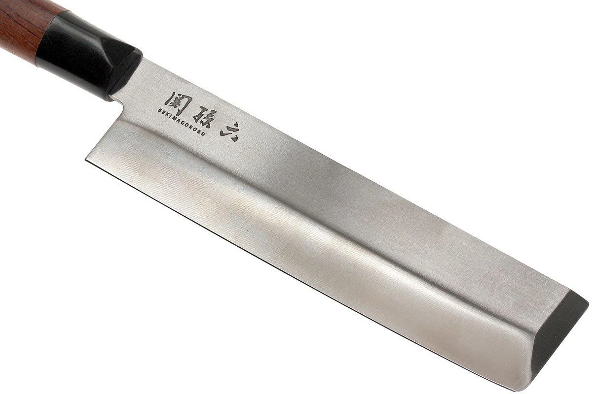 Kai Shun Seki Magoroku Redwood Cuchillo Nakiri 0165N 17 Cm - Imagen 3