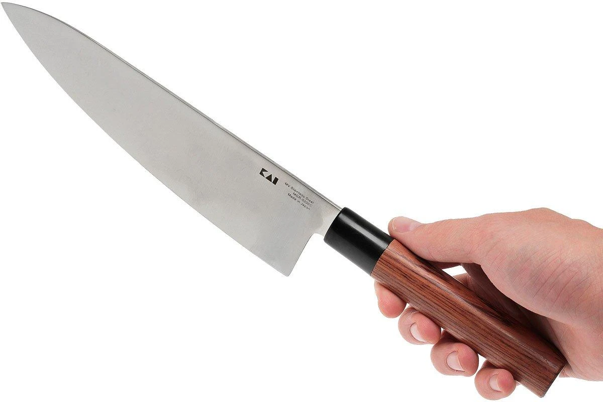 Kai Shun Seki Magoroku Redwood Cuchillo De Chef 0200C 20 Cm - Imagen 7