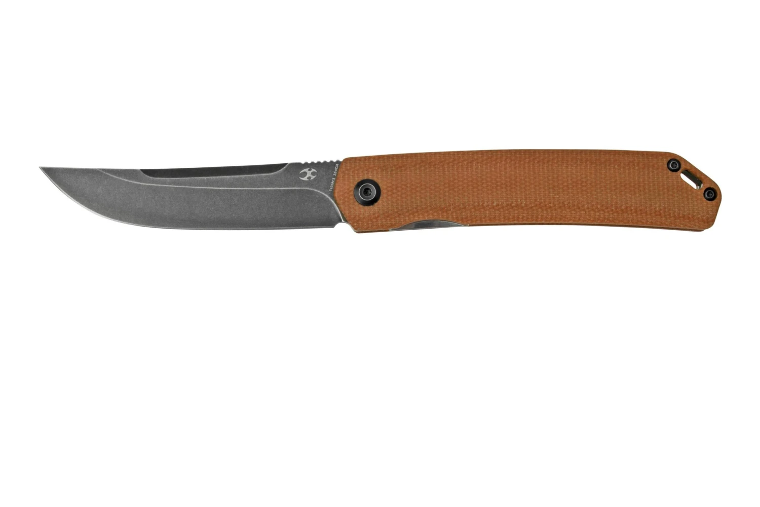 Kansept Hazakura T1019C5 Brown Micarta Navaja, Max Tkachuk Design - Imagen 2
