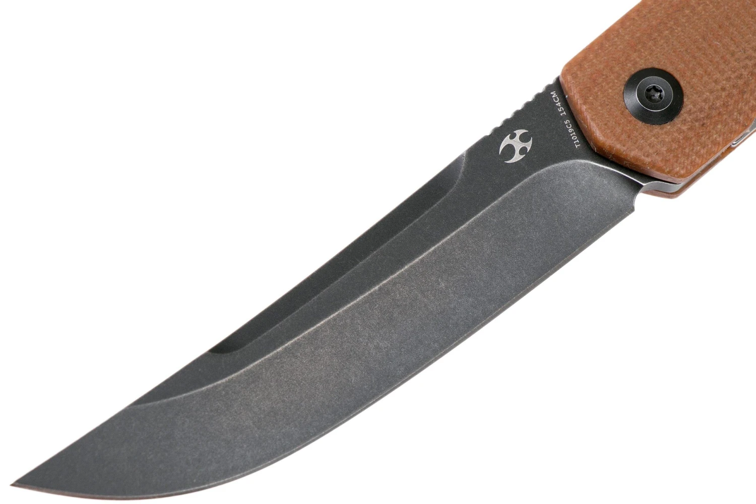 Kansept Hazakura T1019C5 Brown Micarta Navaja, Max Tkachuk Design - Imagen 7
