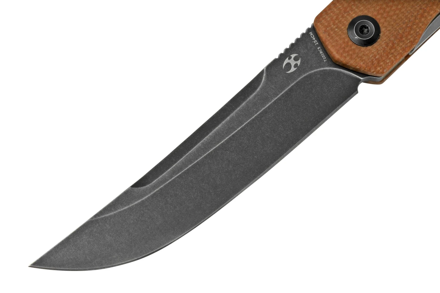 Kansept Hazakura T1019C5 Brown Micarta Navaja, Max Tkachuk Design - Imagen 6
