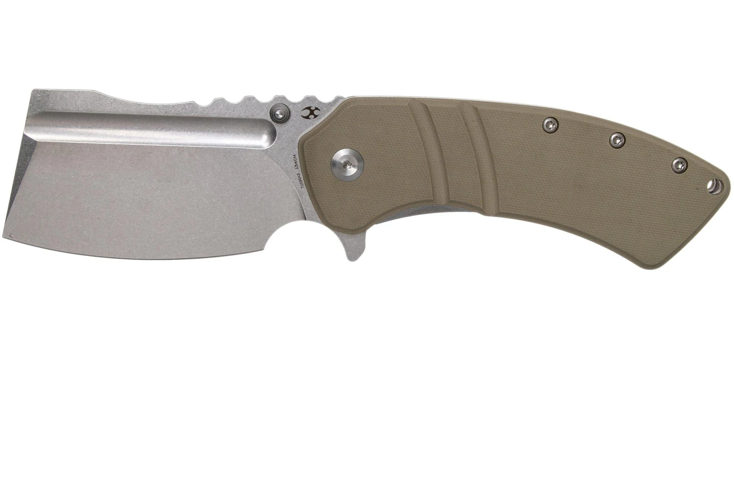 Kansept XL Korvid T1030A5 Satin, Sand G10 Navaja, Justin Koch Design