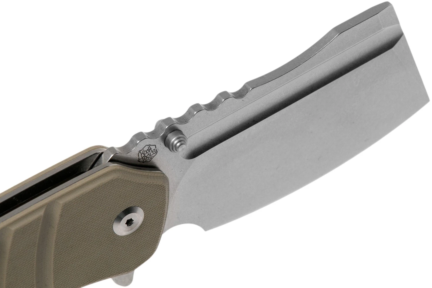 Kansept XL Korvid T1030A5 Satin, Sand G10 Navaja, Justin Koch Design - Imagen 6