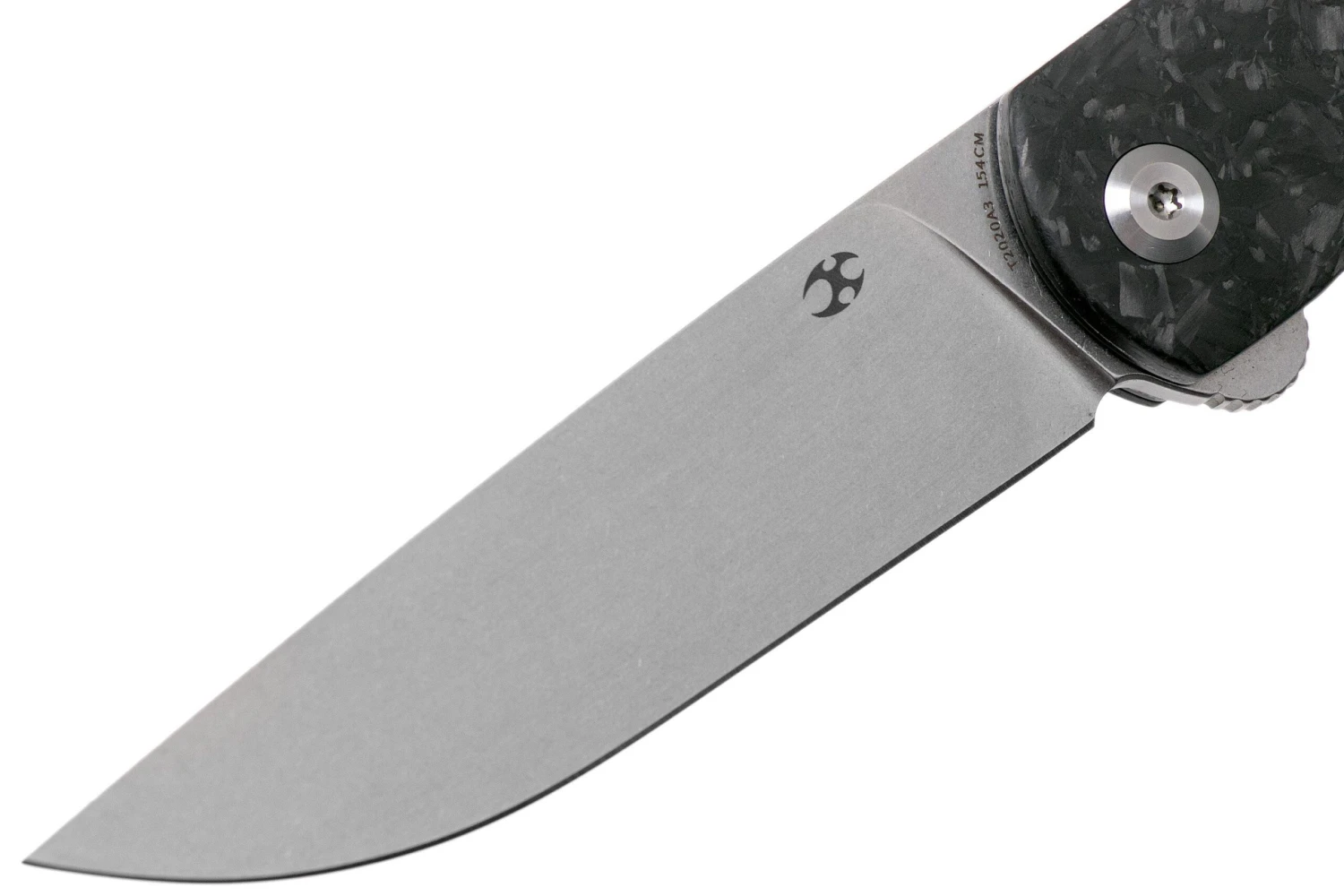 Kansept Weasel T2020A3 Shredded Carbon Fibre Navaja, Rolf Helbig Design - Imagen 3