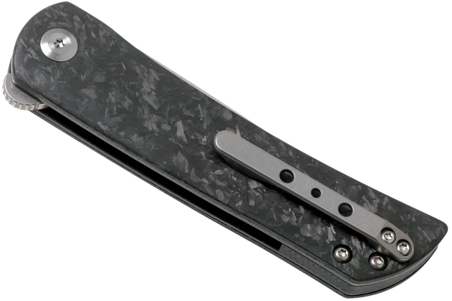 Kansept Weasel T2020A3 Shredded Carbon Fibre Navaja, Rolf Helbig Design - Imagen 4