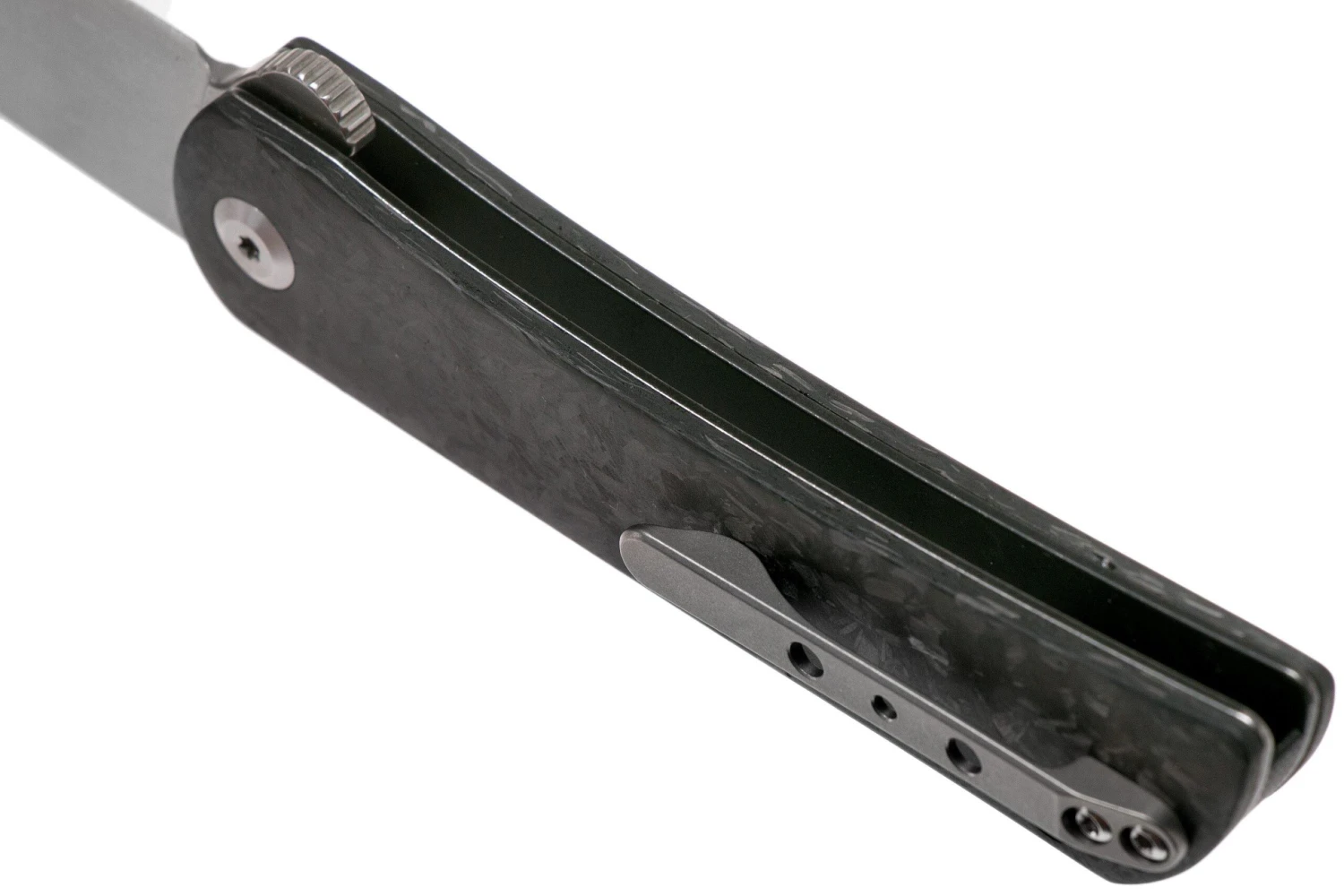 Kansept Weasel T2020A3 Shredded Carbon Fibre Navaja, Rolf Helbig Design - Imagen 5