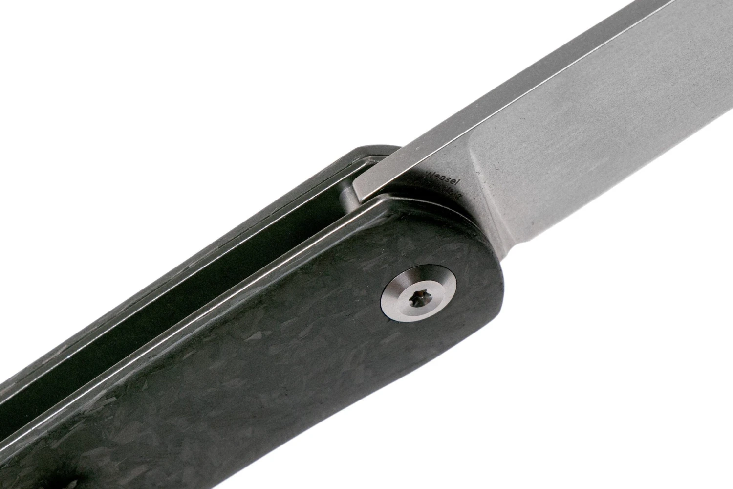 Kansept Weasel T2020A3 Shredded Carbon Fibre Navaja, Rolf Helbig Design - Imagen 6