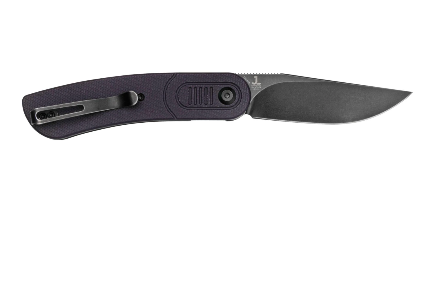 Kansept Reverie T2025A5 Black, Purple G10 Navaja, Diseño Justin Lundquist - Imagen 2