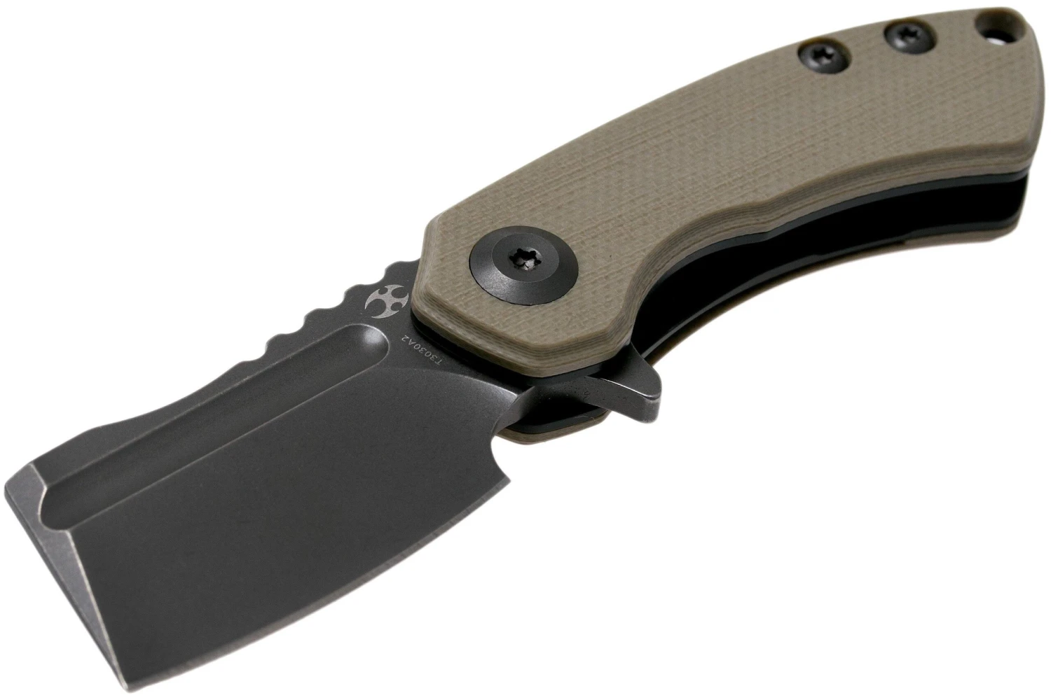 Kansept Mini Korvid T3030A2 Black, Sand G10 Navaja, Justin Koch Design - Imagen 3