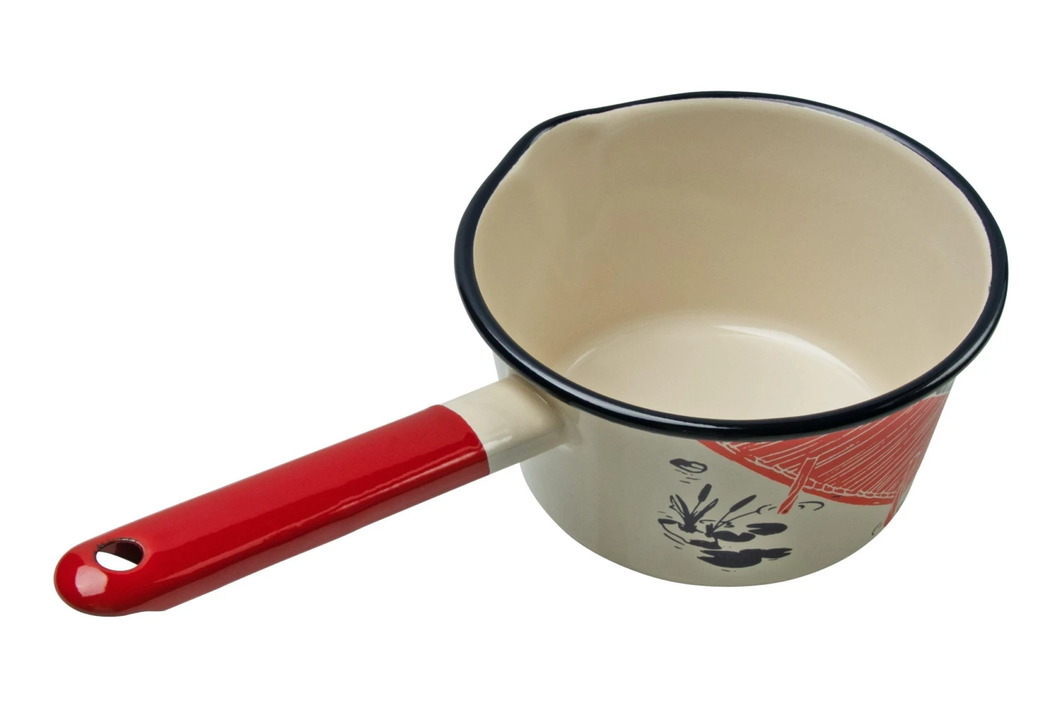 Knivesandtools Enamel Saucepan E-SP14-01, 14 Cm, Cacerola Esmaltada - Imagen 3