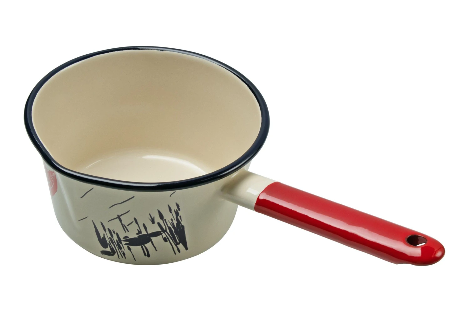 Knivesandtools Enamel Saucepan E-SP14-01, 14 Cm, Cacerola Esmaltada - Imagen 4