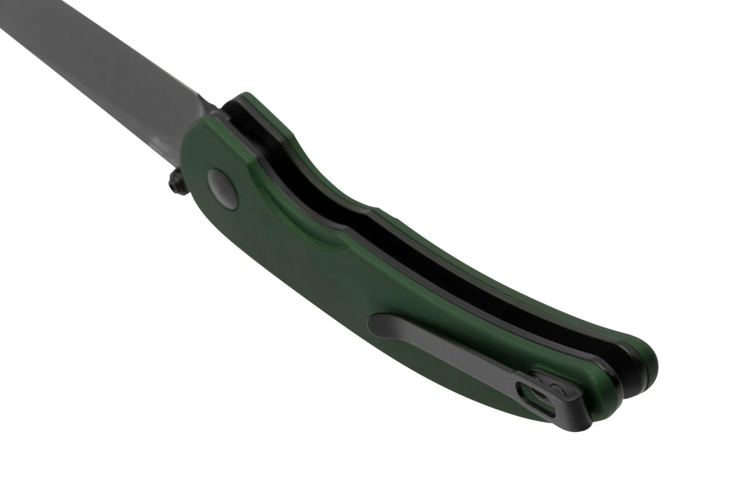 Kizer Vanguard Chili Pepper V3601A1, CPM 3V, Green Aluminum Navaja, Diseño Swaggs - Imagen 4