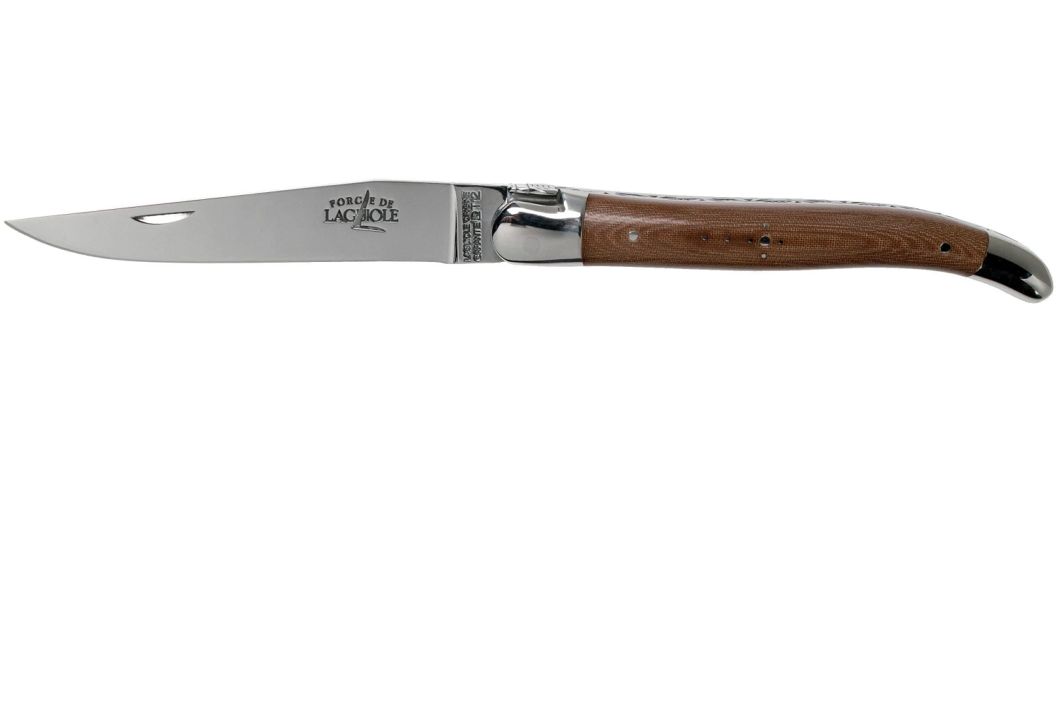 Forge Laguiole 1211INTCCHOB 11cm, Micarta, Navaja Laguiole Marrón Chocolate
