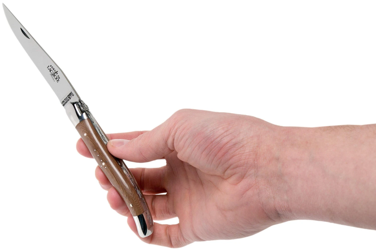 Forge Laguiole 1211INTCCHOB 11cm, Micarta, Navaja Laguiole Marrón Chocolate - Imagen 7