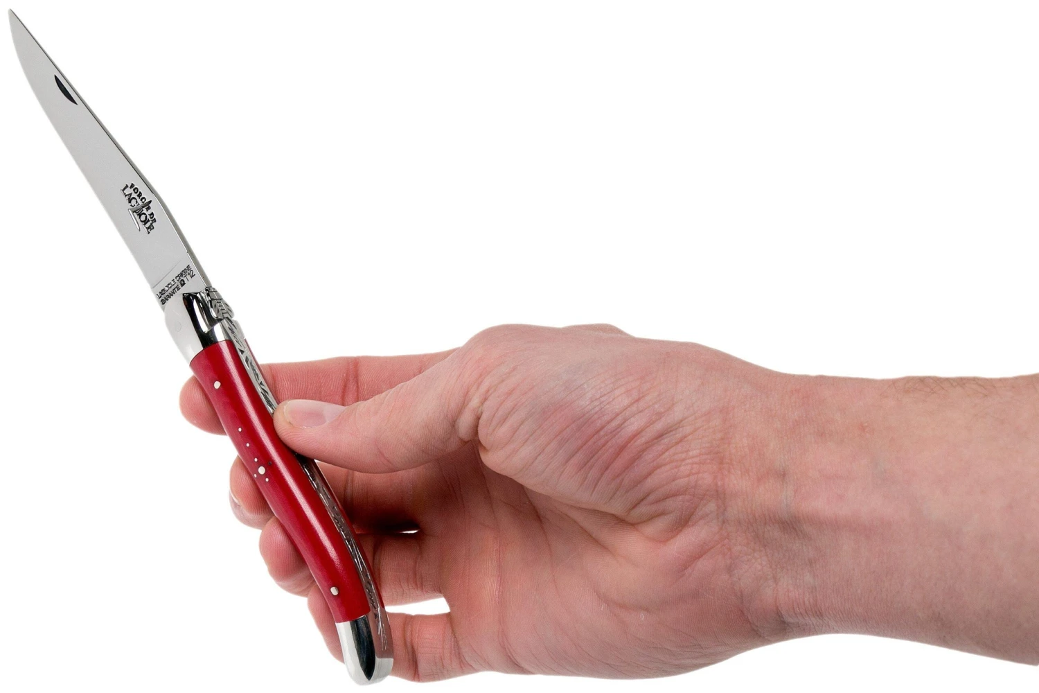 Forge Laguiole 1211INTCROUB 11cm, Rojo Micarta, Navaja Laguiole - Imagen 8