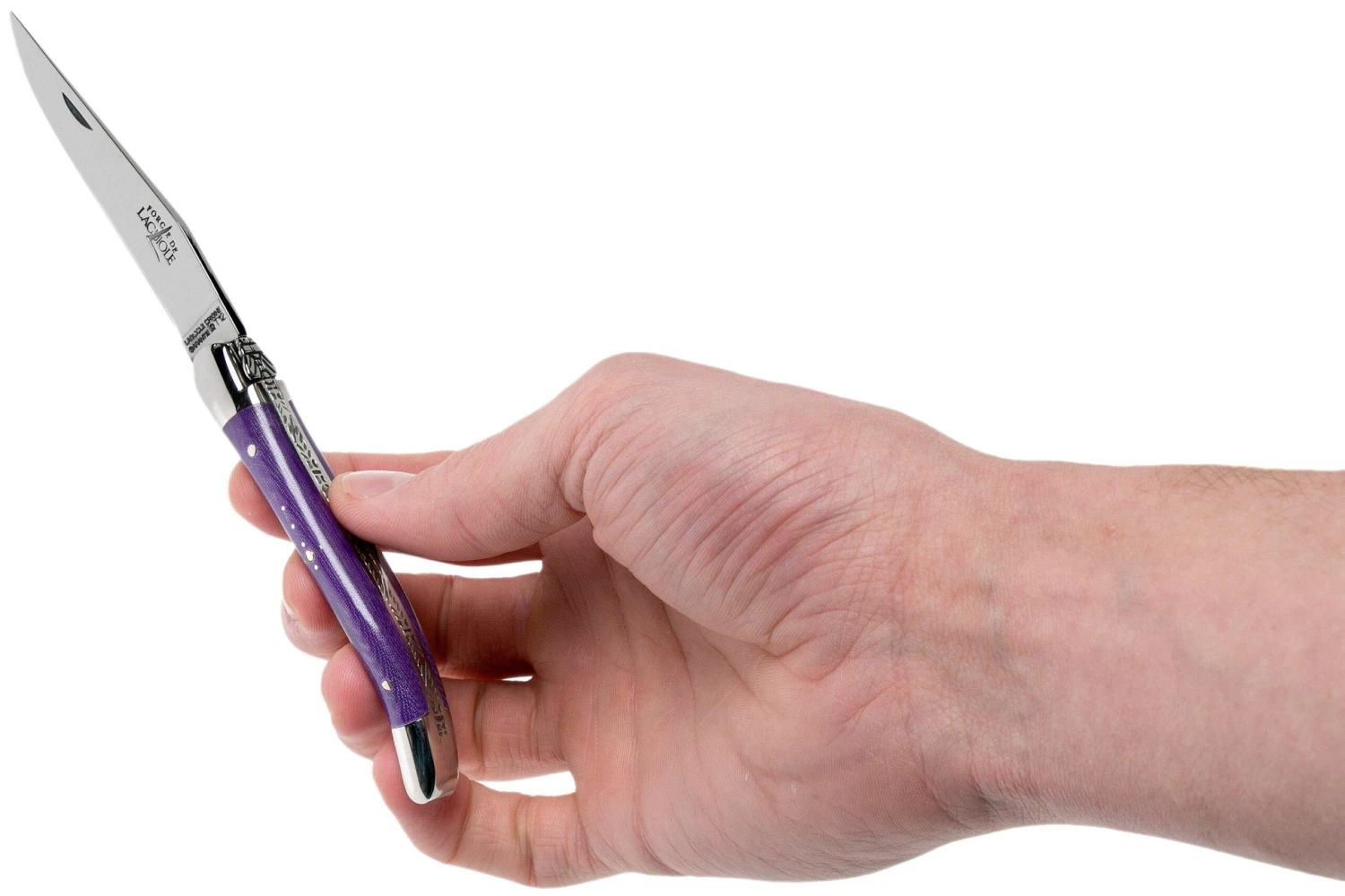 Forge Laguiole 129INTCVIOBRI 9cm, Violet Micarta, Navaja Laguiole - Imagen 8