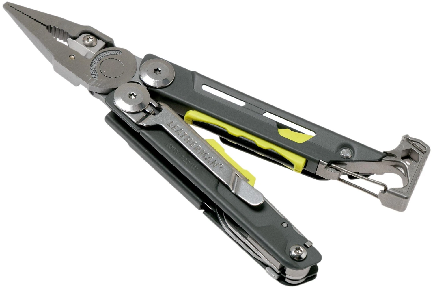 Leatherman Signal Granite Grey Multiherramienta De Supervivencia 832737, Funda Nailon